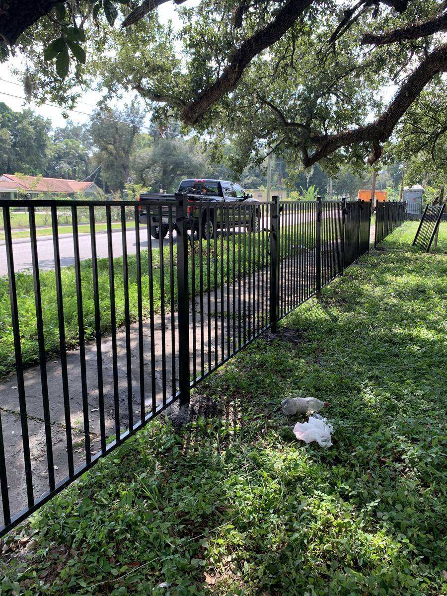 Deck and fence combination project — Blue Diamond Building, Jacksonville