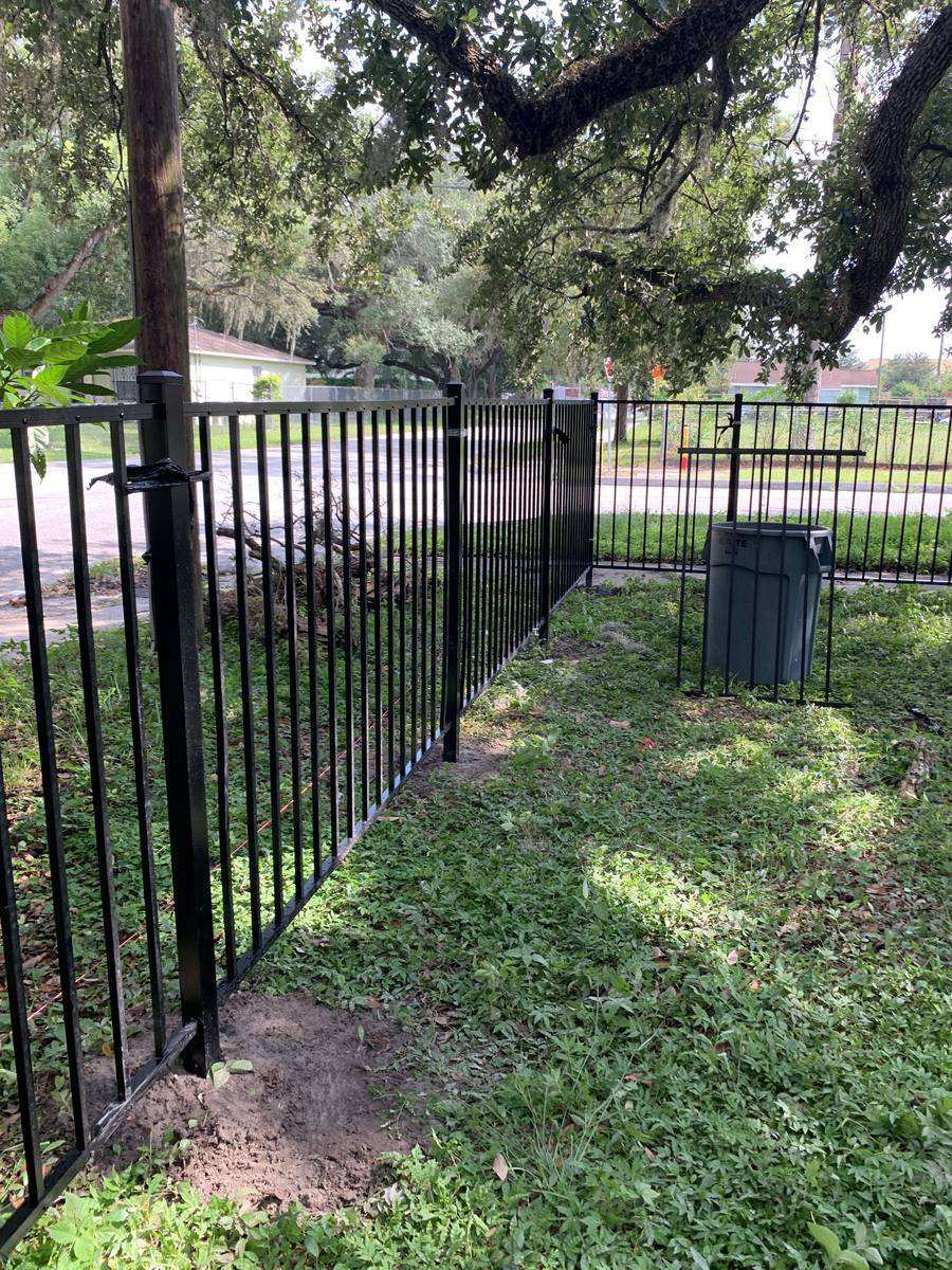 Backyard deck and fence combination — Blue Diamond Building, Northeast Florida